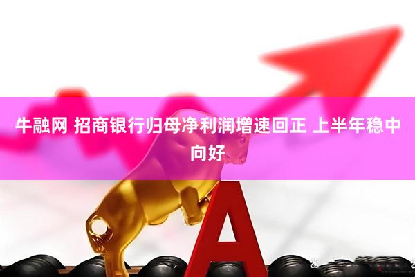 牛融网 招商银行归母净利润增速回正 上半年稳中向好
