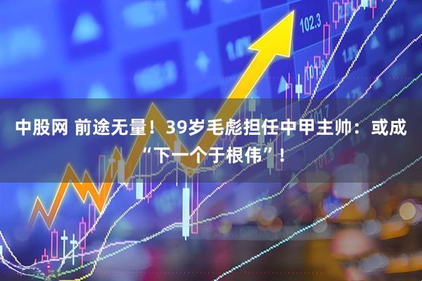 中股网 前途无量！39岁毛彪担任中甲主帅：或成“下一个于根伟”！